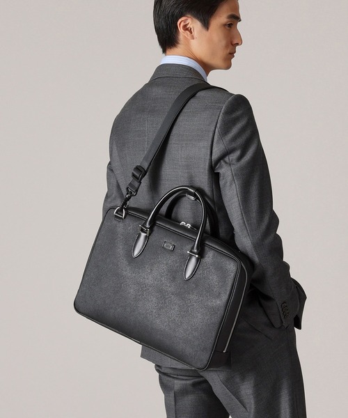 TAKEO KIKUCHI（タケオキクチ）の「コーデュラ（R） コーティング ブリーフケース（ビジネスバッグ・メンズ・ネイビー/ブラック・00）」の20枚目の写真