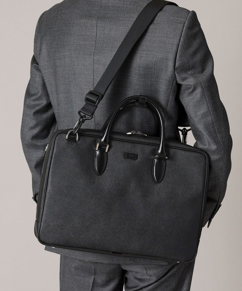 TAKEO KIKUCHI（タケオキクチ）の「コーデュラ（R） コーティング ブリーフケース（ビジネスバッグ・メンズ・ネイビー/ブラック・00）」の22枚目の写真