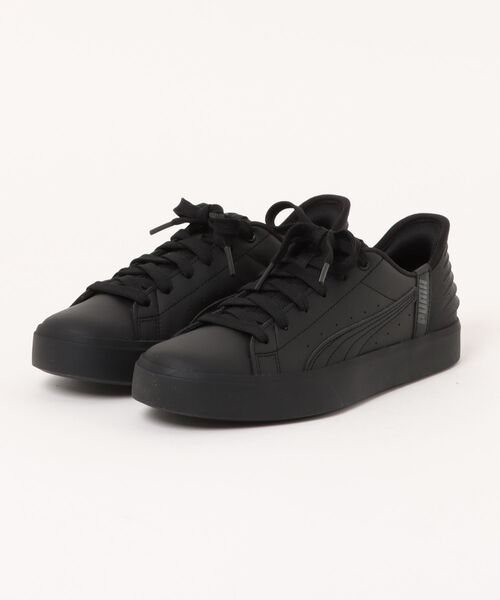 PUMA(プーマ)の「PUMA プーマ V COURT EASE IN レディーススニーカー(Vコートイーズイン) 402486(スニーカー・レディース・ベージュ系その他3/ホワイト×ブラック/ブラック×ブラック・22.5cm/23.5cm/24.5cm/23.0cm/24.0cm/25.0cm)」の7枚目の写真
