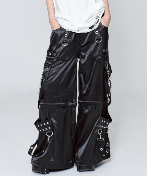 REFLEM【レフレム】2WAYアジャスターワイドボンテージパンツ/カーゴパンツ REFLEM/レフレム』2WAYワイドボンテージパンツ（その他パンツ