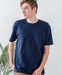 【汗染みの目立ちにくいTシャツ ZEROSTAIN/ゼロステイン】クルーネックTシャツ 綿タッチ ヘビーウェイト感 防汚・撥水 吸汗速乾 UVカット