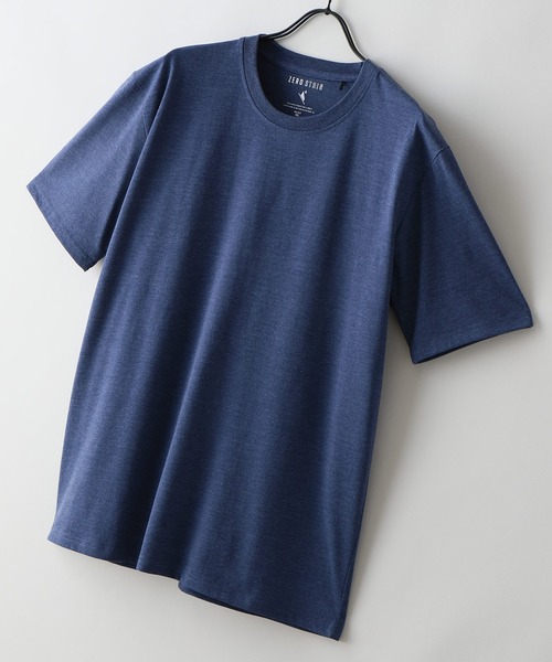 UNIIT（ユニット）の「【汗染みの目立ちにくいTシャツ ZEROSTAIN/ゼロステイン】クルーネックTシャツ 防汚 ＵＶカット（Tシャツ/カットソー・メンズ・ブルー/ホワイト/ネイビー/ブラック・LARGE/MEDIUM/X-LARGE）」の15枚目の写真