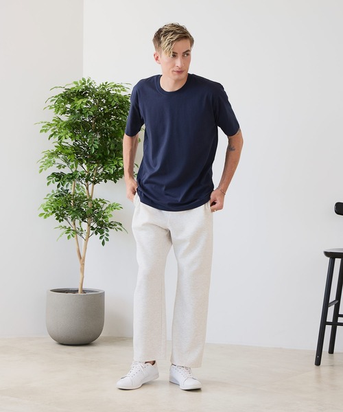 UNIIT（ユニット）の「【汗染みの目立ちにくいTシャツ ZEROSTAIN/ゼロステイン】クルーネックTシャツ 防汚 ＵＶカット（Tシャツ/カットソー・メンズ・ブルー/ホワイト/ネイビー/ブラック・LARGE/MEDIUM/X-LARGE）」の22枚目の写真