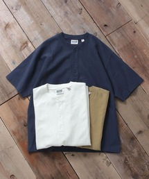 BAYFLOW | [USAコットン]ヘビーウェイトヘンリーネック半袖Tシャツ(Tシャツ/カットソー)