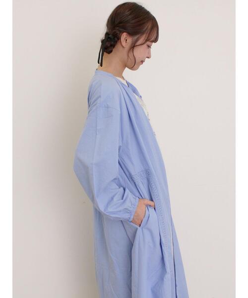 Samansa Mos2（サマンサ モスモス）の「はおり切り替えレースワンピース（ワンピース・レディース・ブラック/オフホワイト/ブルー・M/S）」の9枚目の写真