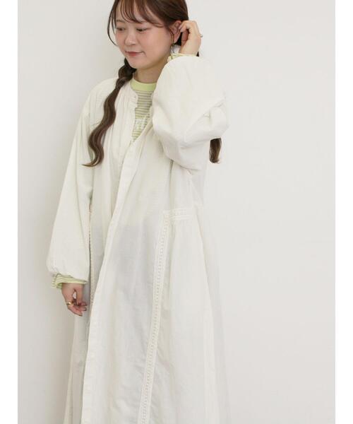 Samansa Mos2（サマンサ モスモス）の「はおり切り替えレースワンピース（ワンピース・レディース・ブラック/オフホワイト/ブルー・M/S）」の12枚目の写真