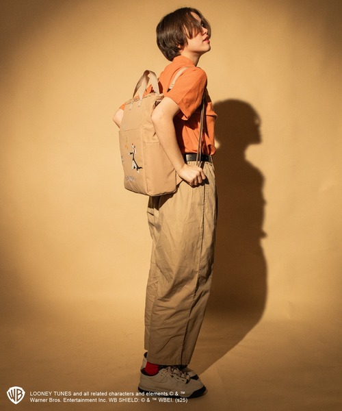 ACCOMMODE（アコモデ）の「ルーニー・テューンズ/バックパック（バックパック/リュック・レディース・ブラック/ベージュ・FREE）」の7枚目の写真