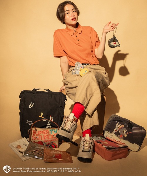 ACCOMMODE（アコモデ）の「ルーニー・テューンズ/バックパック（バックパック/リュック・レディース・ブラック/ベージュ・FREE）」の19枚目の写真