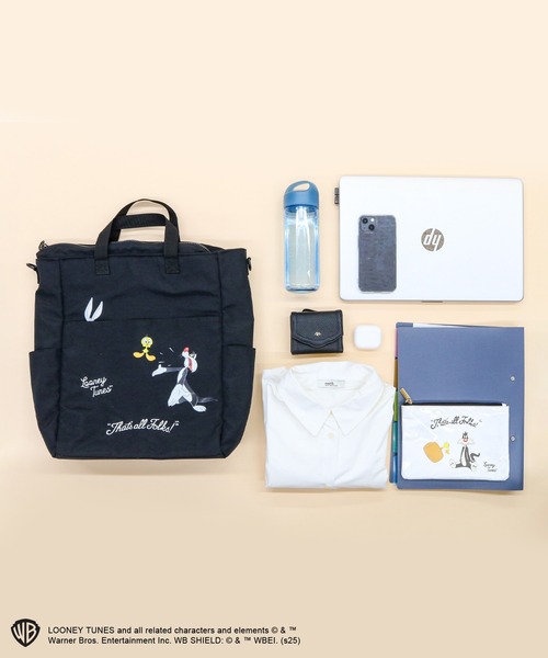 ACCOMMODE（アコモデ）の「ルーニー・テューンズ/バックパック（バックパック/リュック・レディース・ブラック/ベージュ・FREE）」の18枚目の写真