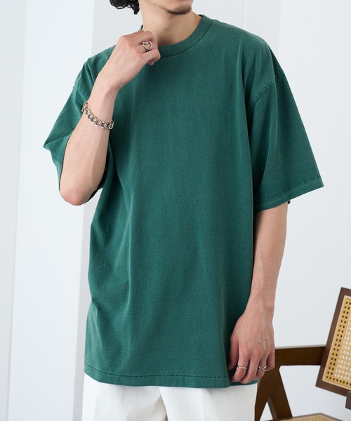 LIFEMAX(ライフマックス)の「【LIFEMAX】6.5オンスピグメントダイ 半袖 Tシャツ MS1170(Tシャツ/カットソー・メンズ・マスタード/ネイビー/パープル/ブラック/ピンク/グリーン/オフホワイト・S/M/L/XL)」の3枚目の写真