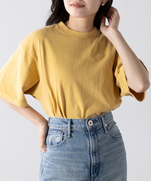 LIFEMAX(ライフマックス)の「【LIFEMAX】6.5オンスピグメントダイ 半袖 Tシャツ MS1170(Tシャツ/カットソー・メンズ・マスタード/ネイビー/パープル/ブラック/ピンク/グリーン/オフホワイト・S/M/L/XL)」の15枚目の写真