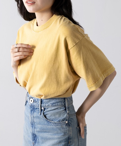 LIFEMAX(ライフマックス)の「【LIFEMAX】6.5オンスピグメントダイ 半袖 Tシャツ MS1170(Tシャツ/カットソー・メンズ・マスタード/ネイビー/パープル/ブラック/ピンク/グリーン/オフホワイト・S/M/L/XL)」の14枚目の写真