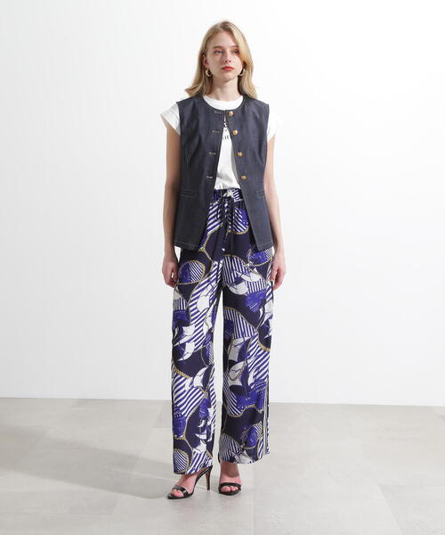 PINKY&DIANNE（ピンキーアンドダイアン）の「◆リヨセルデニムベスト（シャツ/ブラウス・レディース・ネイビー/カーキ・38）」の13枚目の写真