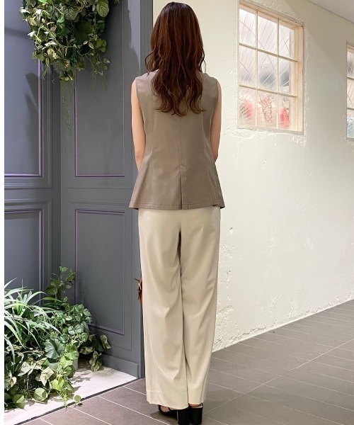 PINKY&DIANNE（ピンキーアンドダイアン）の「◆リヨセルデニムベスト（シャツ/ブラウス・レディース・ネイビー/カーキ・38）」の9枚目の写真