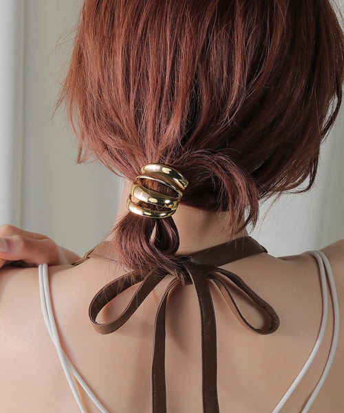 voov（ブーブ）の「ニュアンスモチーフ ヘアカフ（その他ヘアアクセサリー・レディース・シルバー/ゴールド・フリー）」の2枚目の写真