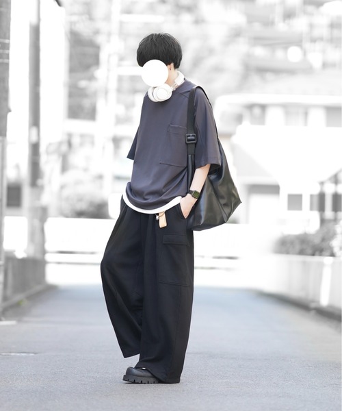 BAGGY SWEAT CARGO PANTS - バギースウェットカーゴパンツ
