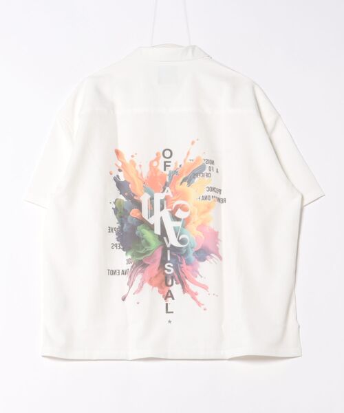 A4A（エーフォーエー）の「【WEB&DEPOT限定】A4A/エーフォーエー/A4A SPRASH S/S SHIRTS（シャツ/ブラウス・メンズ・ホワイト/ブラック・S/M/L）」の2枚目の写真