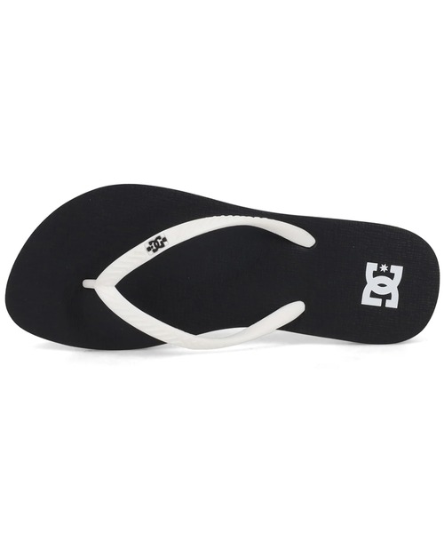 DC SHOES(ディーシーシューズ)の「SPRAY/DCビーサン(ビーチサンダル)(サンダル・レディース・ブラック×ホワイト・22cm/23cm/24cm/25cm)」の4枚目の写真