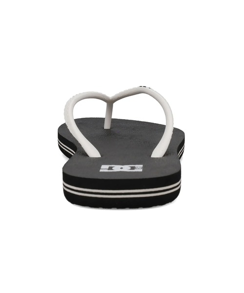 DC SHOES(ディーシーシューズ)の「SPRAY/DCビーサン(ビーチサンダル)(サンダル・レディース・ブラック×ホワイト・22cm/23cm/24cm/25cm)」の7枚目の写真