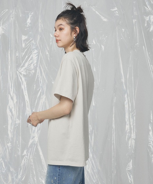 tシャツ ボディピアスTシャツ「ELLEgirl/エルガール」 レディース tシャツ ボディピアスTシャツ「ELLEgirl/エルガール