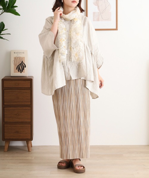 セール】PULUTOARLE シルクチュール刺繍ストール（ストール