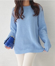 LASOA（ラソア）の「Uネックニットトップス/L00087（ニット/セーター）」