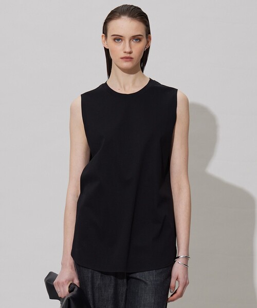 コンパクトスムース ノースリーブTシャツ アイシービー ICB 接触冷感・洗えるコンパクトスムース