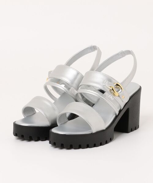 Zipper（ジッパー）の「【ZIPPER】レディースカジュアルサンダル（サンダル・レディース・ブラック/シルバー/ブラウン・M/L/LL/S）」の3枚目の写真