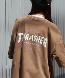 THRASHER | 【THRASHER/スラッシャー】ピグメント加工 バッグロゴ半袖Tシャツ(Tシャツ/カットソー)