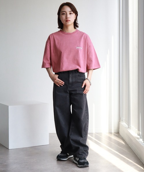 THRASHER（スラッシャー）の「【THRASHER/スラッシャー】ピグメント加工 バッグロゴ半袖Tシャツ（Tシャツ/カットソー・メンズ・ピンク/ブラウン/ブラック系その他2/ブラック系その他/ブルー/ブラック系その他4/ブラック系その他3・M/L/XL）」の16枚目の写真