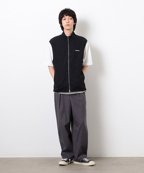 Purple&Yellow(パープルアンドイエロー)の「コットンナイロンツイルベスト(ベスト・メンズ・ネイビー/ブラック・SMALL/MEDIUM/LARGE)」の9枚目の写真