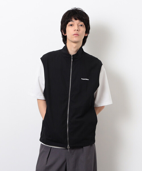 Purple&Yellow(パープルアンドイエロー)の「コットンナイロンツイルベスト(ベスト・メンズ・ネイビー/ブラック・SMALL/MEDIUM/LARGE)」の7枚目の写真