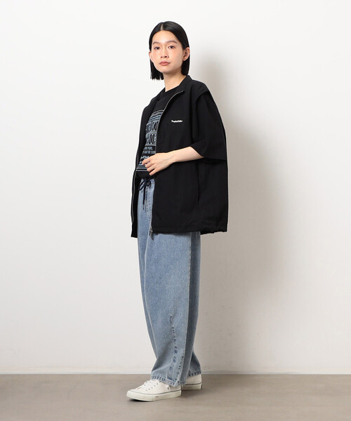 Purple&Yellow(パープルアンドイエロー)の「コットンナイロンツイルベスト(ベスト・メンズ・ネイビー/ブラック・SMALL/MEDIUM/LARGE)」の16枚目の写真