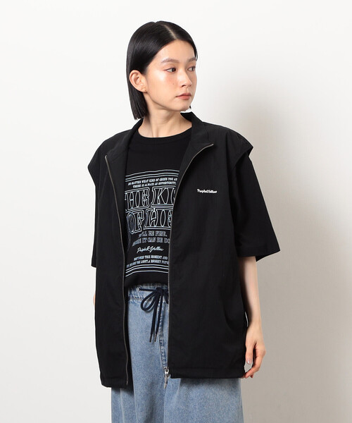 Purple&Yellow(パープルアンドイエロー)の「コットンナイロンツイルベスト(ベスト・メンズ・ネイビー/ブラック・SMALL/MEDIUM/LARGE)」の17枚目の写真