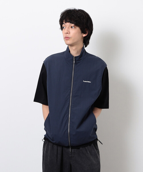 Purple&Yellow(パープルアンドイエロー)の「コットンナイロンツイルベスト(ベスト・メンズ・ネイビー/ブラック・SMALL/MEDIUM/LARGE)」の14枚目の写真