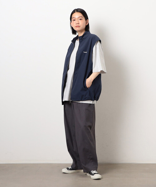 Purple&Yellow(パープルアンドイエロー)の「コットンナイロンツイルベスト(ベスト・メンズ・ネイビー/ブラック・SMALL/MEDIUM/LARGE)」の6枚目の写真