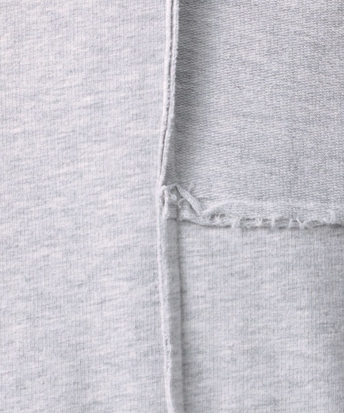 BAYFLOW（ベイフロー）の「[パッチワークデザイン]リメイクライク半袖Tシャツ（Tシャツ/カットソー・メンズ・ピンク/オフホワイト/グレー/チャコール・MEDIUM/LARGE）」の9枚目の写真