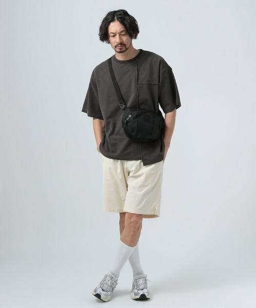 BAYFLOW（ベイフロー）の「[パッチワークデザイン]リメイクライク半袖Tシャツ（Tシャツ/カットソー・メンズ・ピンク/オフホワイト/グレー/チャコール・MEDIUM/LARGE）」の11枚目の写真