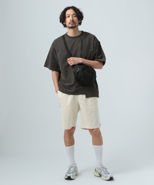 BAYFLOW（ベイフロー）の「[パッチワークデザイン]リメイクライク半袖Tシャツ（Tシャツ/カットソー・メンズ・ピンク/オフホワイト/グレー/チャコール・MEDIUM/LARGE）」の12枚目の写真