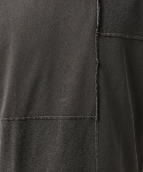 BAYFLOW（ベイフロー）の「[パッチワークデザイン]リメイクライク半袖Tシャツ（Tシャツ/カットソー・メンズ・ピンク/オフホワイト/グレー/チャコール・MEDIUM/LARGE）」の14枚目の写真