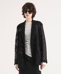 RITAN | 【RITAN/リタン】Over Lace Jacket/オーバーレースジャケット(テーラードジャケット)