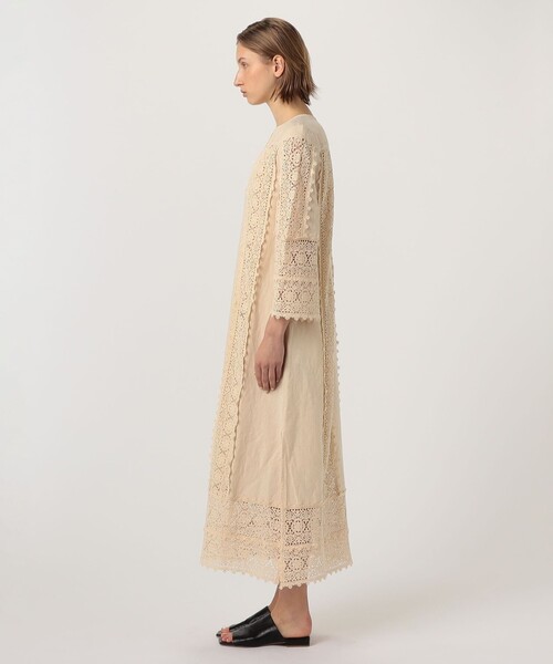 BY MALENE BIRGER（バイマレーネビルガー）の「BY MALENE BIRGER  DELANE  レースコンビドレス（ワンピース・レディース・ライトベージュ/ブラック・34）」の4枚目の写真