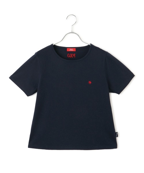 POLO BCS(ポロ ビーシーエス)の「【POLO BCS】VIS別注コンパクトモチーフTシャツ【WEB限定カラーあり】(Tシャツ/カットソー・レディース・ネイビー/ホワイト/ホワイト系その他/ブラック・S/M)」の9枚目の写真