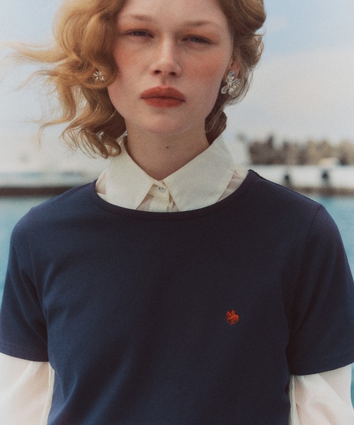 POLO BCS(ポロ ビーシーエス)の「【POLO BCS】VIS別注コンパクトモチーフTシャツ【WEB限定カラーあり】(Tシャツ/カットソー・レディース・ネイビー/ホワイト/ホワイト系その他/ブラック・S/M)」の6枚目の写真