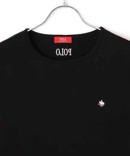 POLO BCS(ポロ ビーシーエス)の「【POLO BCS】VIS別注コンパクトモチーフTシャツ【WEB限定カラーあり】(Tシャツ/カットソー・レディース・ネイビー/ホワイト/ホワイト系その他/ブラック・S/M)」の22枚目の写真