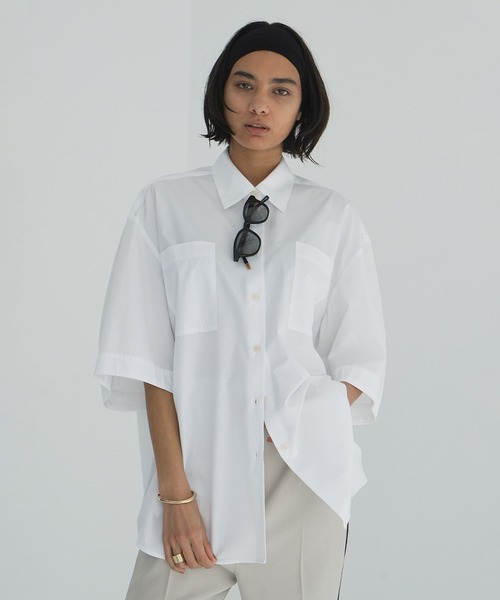 【今季新作】CLANE HALF SLEEVE HUGE SHIRTS HALF SLEEVE HUGE SHIRTS(シャツ/ブラウス)|CLANE(クラネ