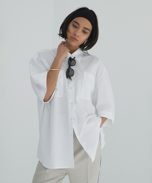 HALF SLEEVE HUGE SHIRTS（シャツ/ブラウス）｜CLANE（クラネ