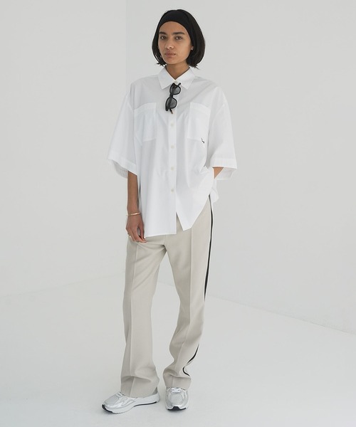 CLANE/ヒュージシャツ HALF SLEEVE HUGE SHIRTS（シャツ/ブラウス）｜CLANE（クラネ