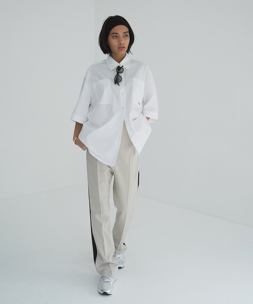 HALF SLEEVE HUGE SHIRTS（シャツ/ブラウス）｜CLANE（クラネ