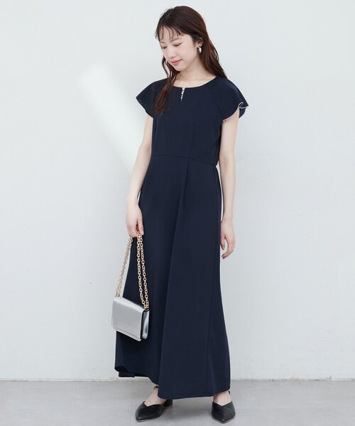 natural couture(ナチュラルクチュール)の「【WEB限定】取りはずしティアード衿ワンピース(ワンピース・レディース・グレイッシュベージュ/ピンク系その他/ミント/ネイビー・FREE)」の22枚目の写真